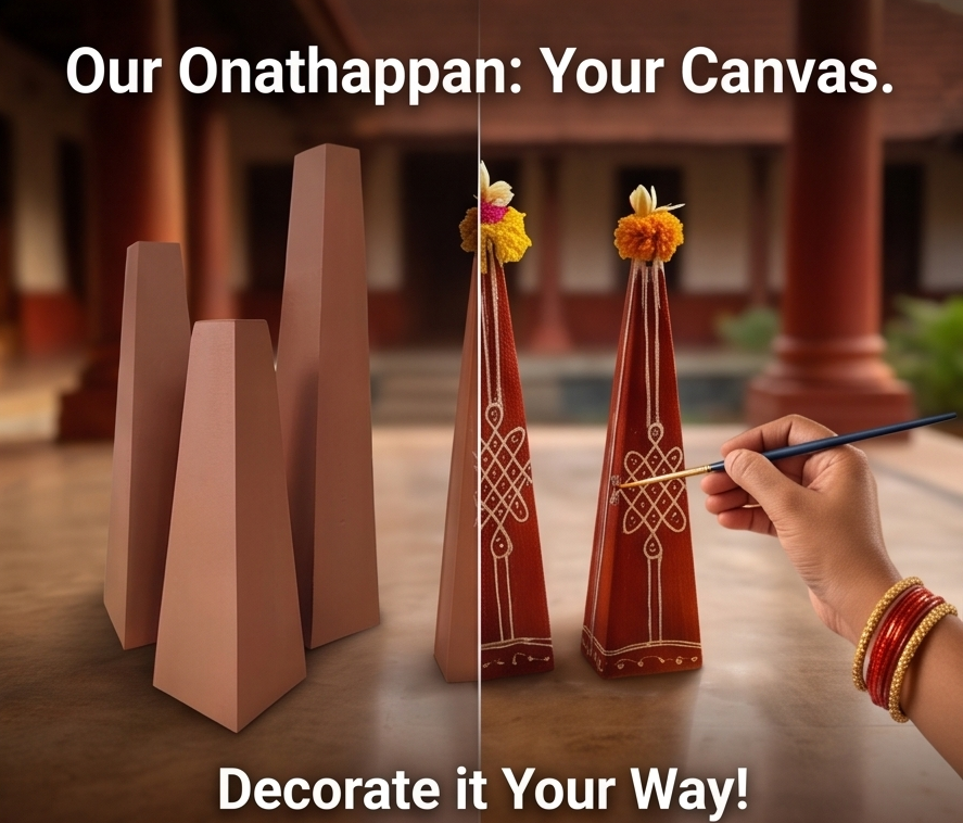 Traditional Wooden Onathappan| Thrikkakara Appan