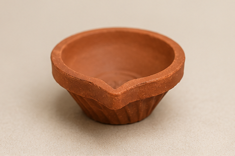 Handcrafted Clay Diya - A Warm Touch for Your Onam Celebrations | Pack of 10